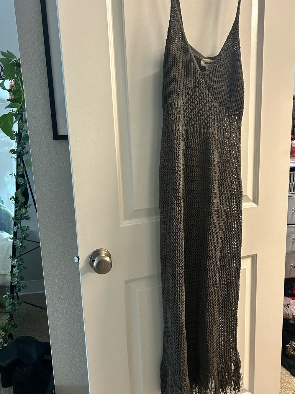 Open edit woven dress/cover up